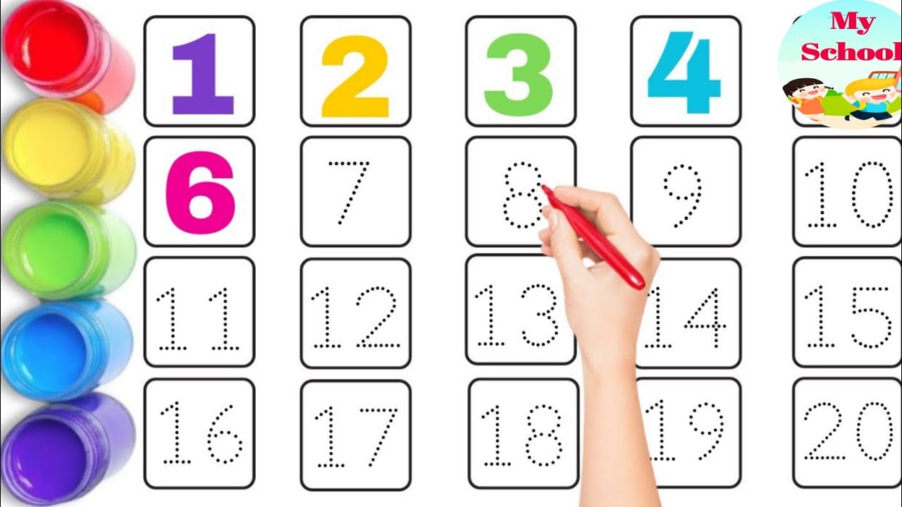 ONE TWO THREE counting,123 Ginti,1 to 100 counting,123 song,Rhymes for ...