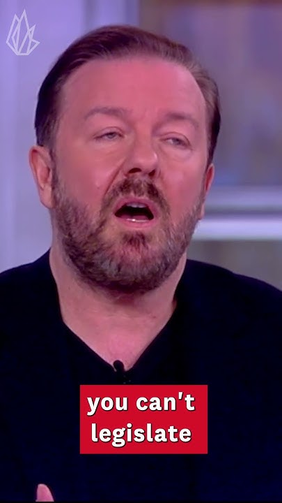 "Freedom of speech is so important these days," says Ricky Gervais