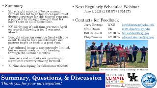 May 2026 Monthly Climate Webinar Profile