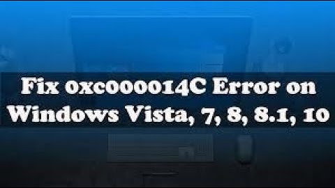 How To Fix Error Code 0xc0000014c In Windows