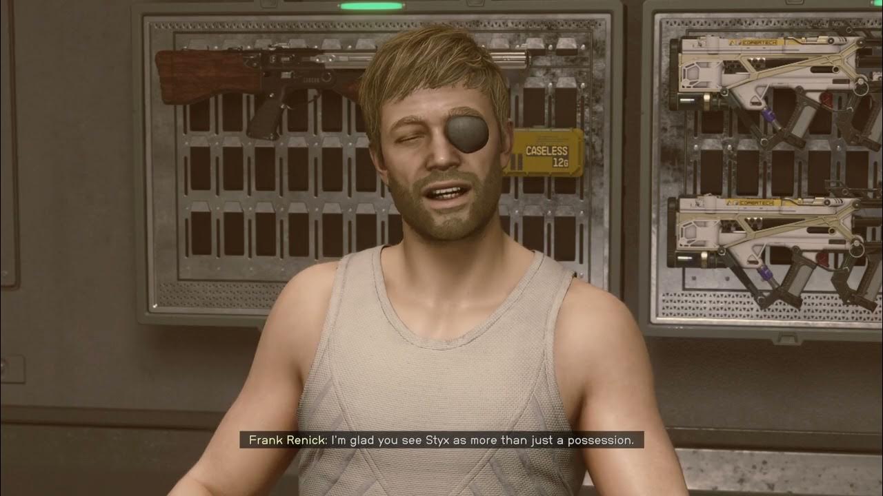 Starfield Neon Bare Metal Speak To Vender Frank Renick About