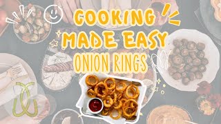 Crispy & Healthy Homemade Onion Rings Recipe