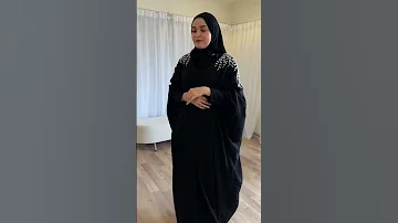 2913 عباية بشت منسوجة من قماش راما الأصلي مع طرحتها 