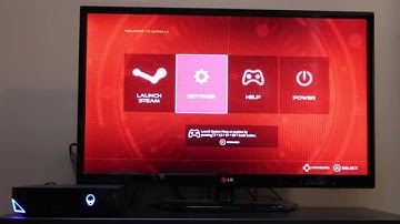 Alienware Alpha Game Console First Startup