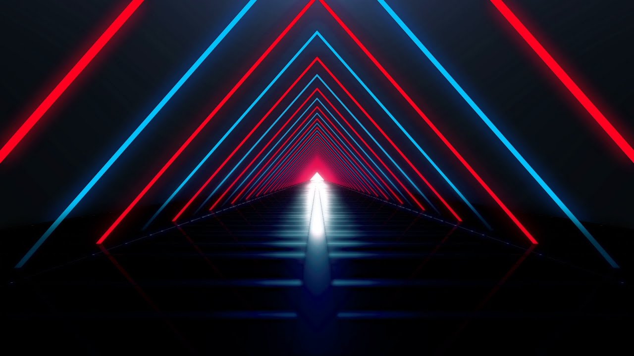 4K Abstract VJ Motion Background || Neon Light Tunnel Free VJ Loops ...