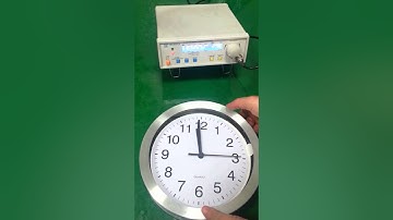 Radio wall clock working guide
