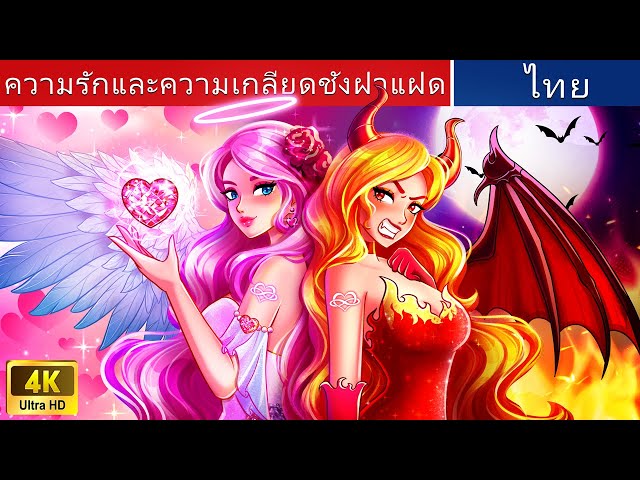 ความรักและความเกลียดชังฝาแฝด | Love & Hate Twins in Thai | @WoaThailandFairyTales class=