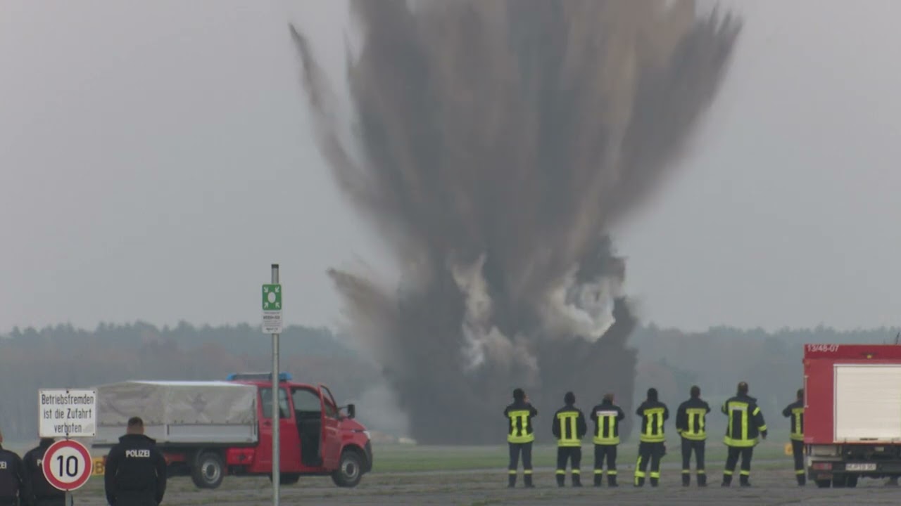 500-Kilo-Bombe auf Fusion-Gelände in Lärz gesprengt