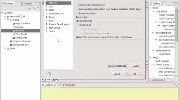 NCL Eclipse: Preferences