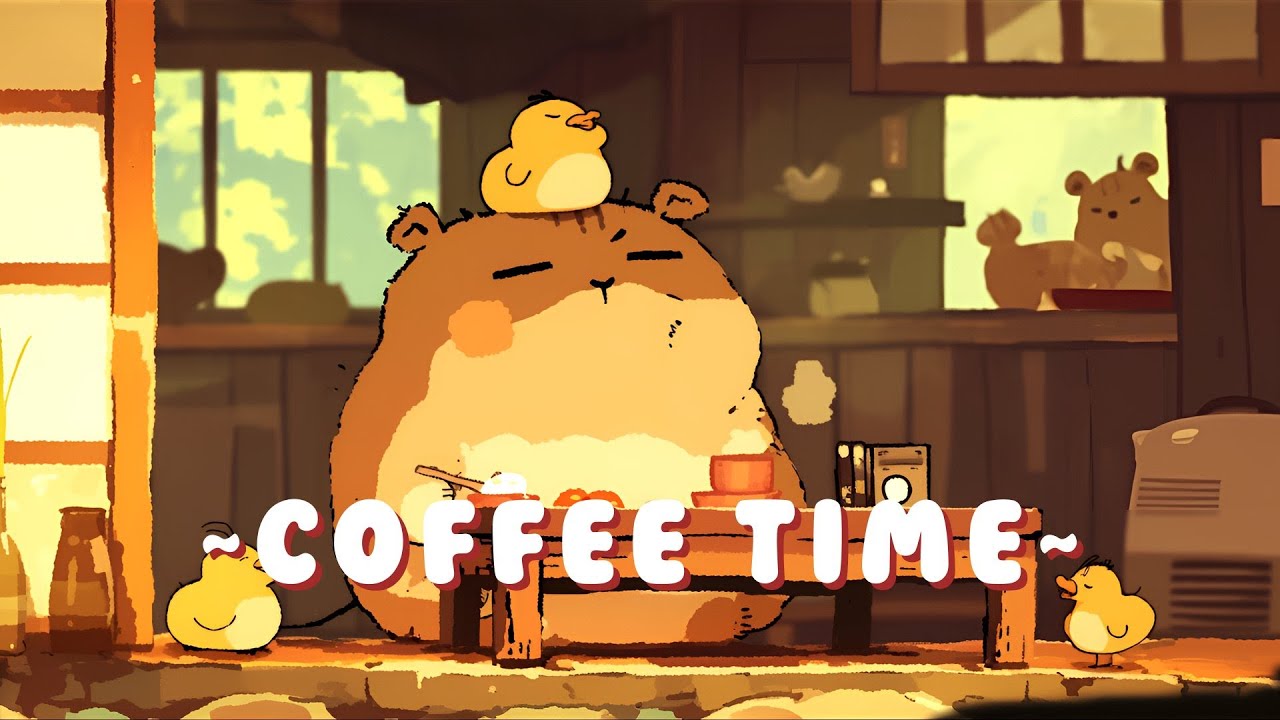 [Full Hour] 24/7 Capybara Lofi Beats | Ambient Study Beats Mix ✨