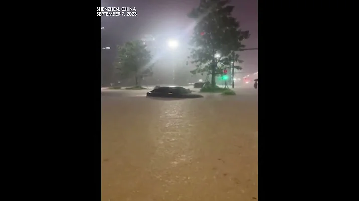 China's Shenzhen, mother hub of Huawei, hit by floods after record rainfall due to Typhoon Haikui - DayDayNews