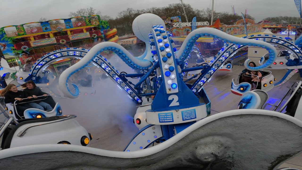 La Pieuvre (Prieur) Day Time On Ride Foire Aux Plaisirs de Bordeaux 2023