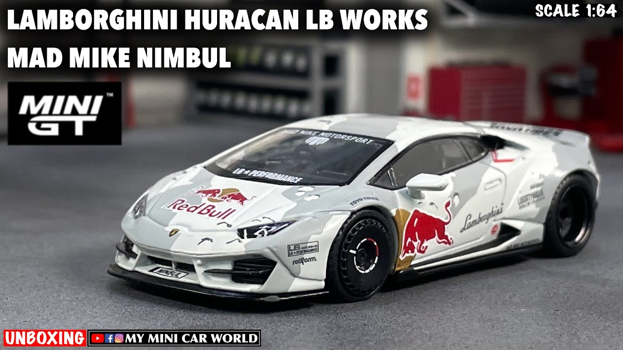 4台 MINIGT ランボルギーニ Mad Mike NIMBUL MINIGT MY MINI CAR WORLD』UNBOXING MINI GT 1/64 LAMBORGHINI HURACAN LB