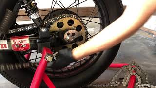 250tr  カスタム　チェーン交換