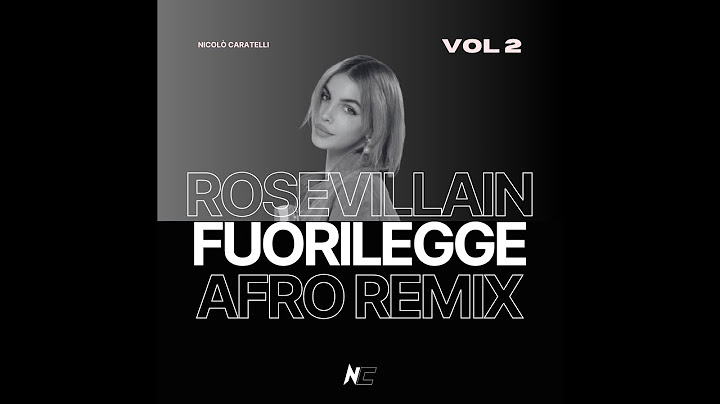 Fuorilegge - Rose Villain (Sanremo 2025) Nicolò Caratelli Remix