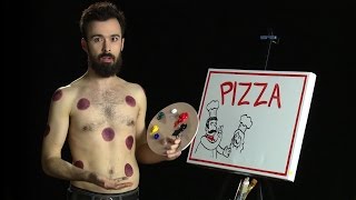 How To Paint A Pizza Box Marriage Proposal