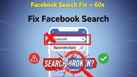 facebook search not working | facebook search option not working | facebook search option problem