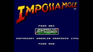 Impossamole. [PC Engine Hucard - Gremlin Graphics]. (1991). Full Play.