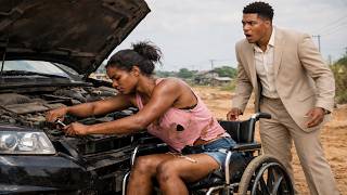 Everyone Mocked the Homeless Mechanic in a Wheelchair... Until a Handsome Billionaire Fell for Her