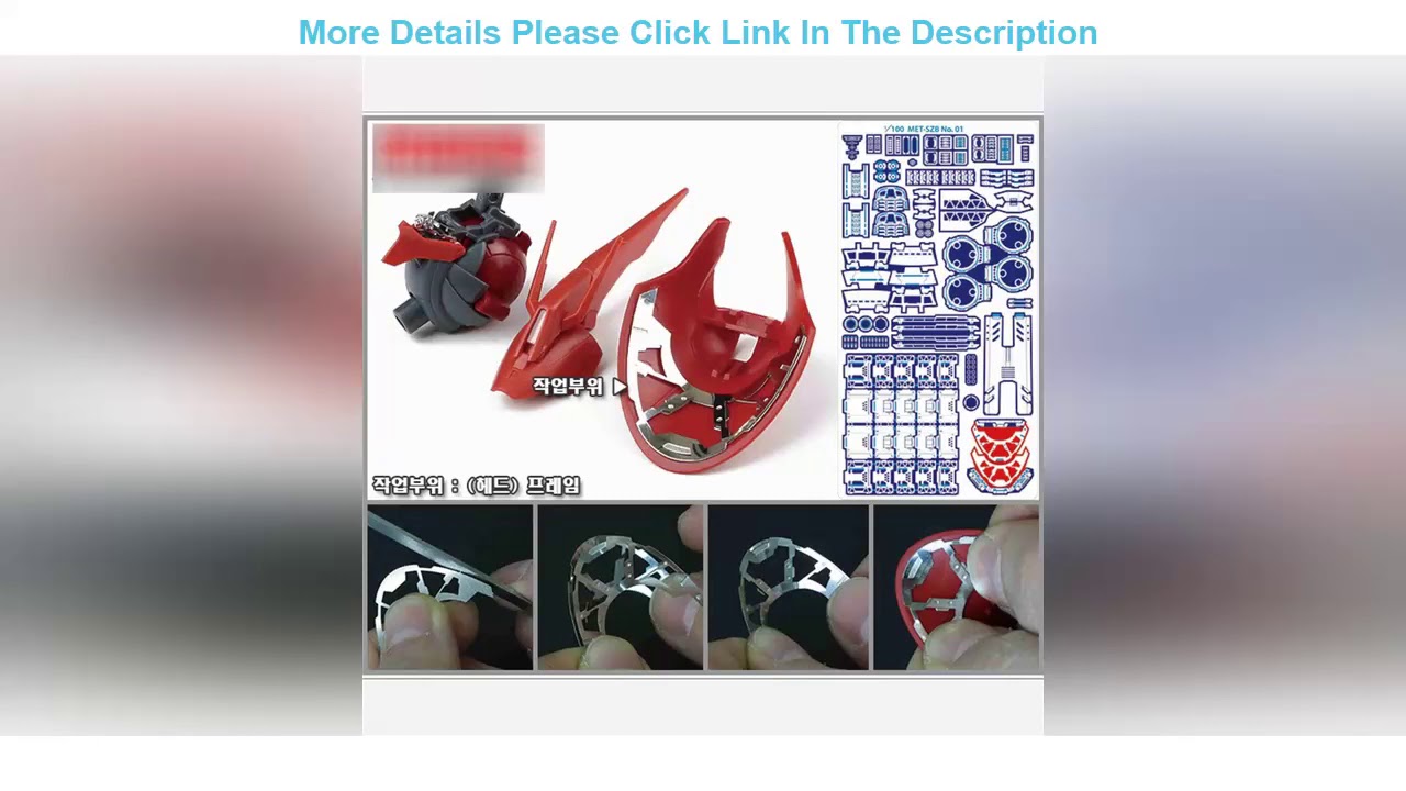 Detail up Photo Etch Parts Set for Bandai MG 1/100 Sazabi ver ka Gundam Model Replica Accessories