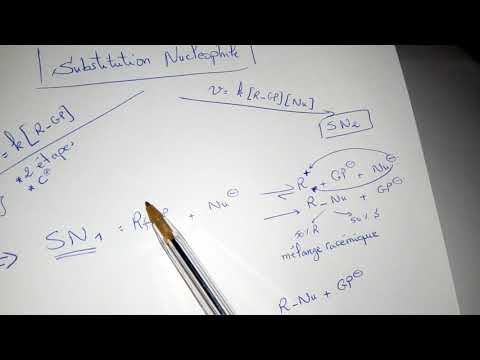 La Substitution Nucleophile SN1 et SN2 ☑  cour chimie organigue S4 مبسط بالدارجة