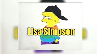 12 year old boy draw a cartoon character || Lisa simpson 12 year old boy draw a cartoon character || Lisa simpson