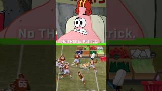 patrick reacts to football magic spongebob