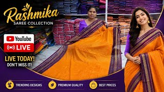 🔴Live| 🥳Trending Rashmika Sarees Collections ❤️|Elampillai Sarees|🟢Order👉8973734361 screenshot 2