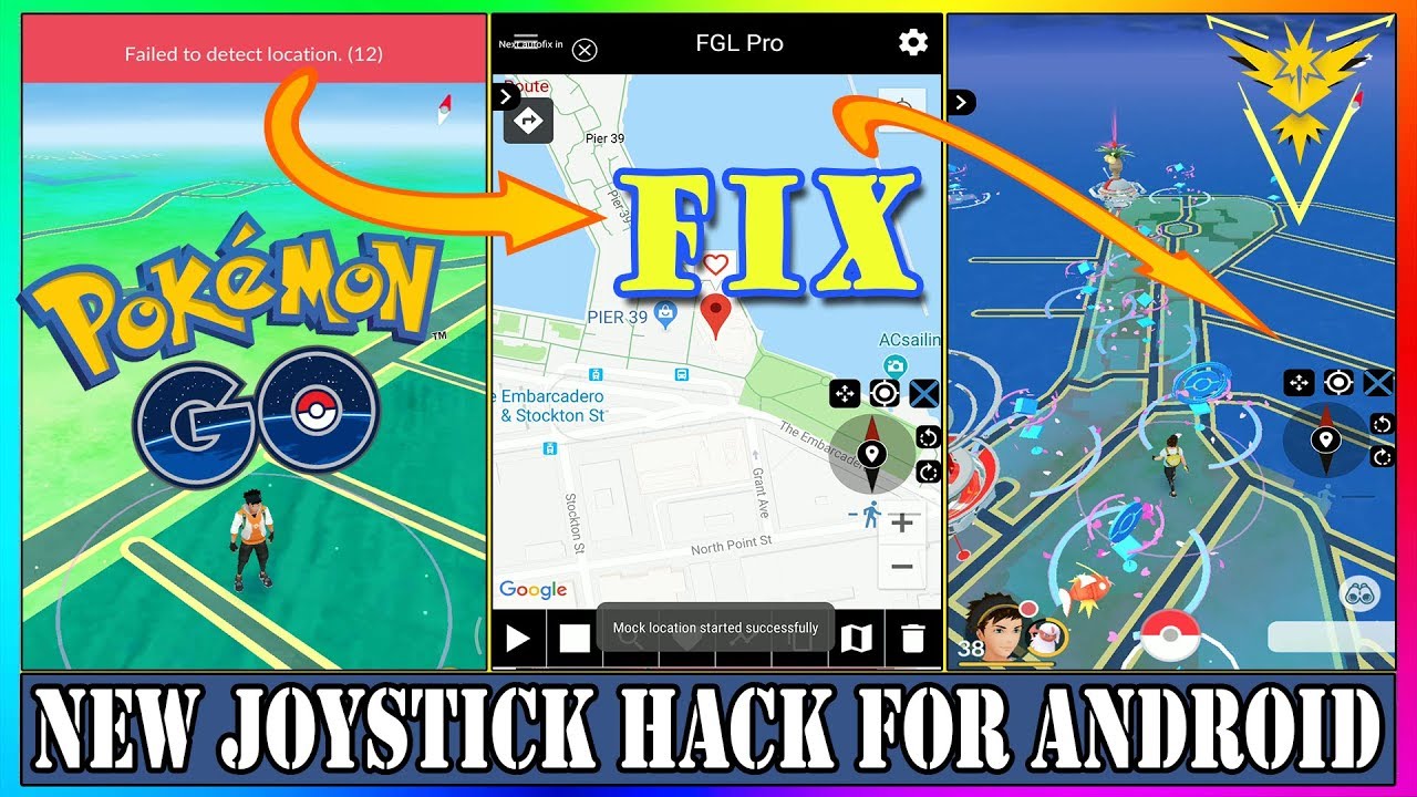 NEW SAFE JOYSTICK HACK FOR ANDROID FAILED DETECT LOCATION PROBLEM FIXED POKEMON GO LATEST UPDATE
