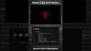 Heart Beat CSS Animation | Glowing Neon Heart Effect