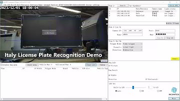 CNN Deep Learning ANPR Camera for Mobility Smart Parking Italy License Plate Recognition Demo LPR