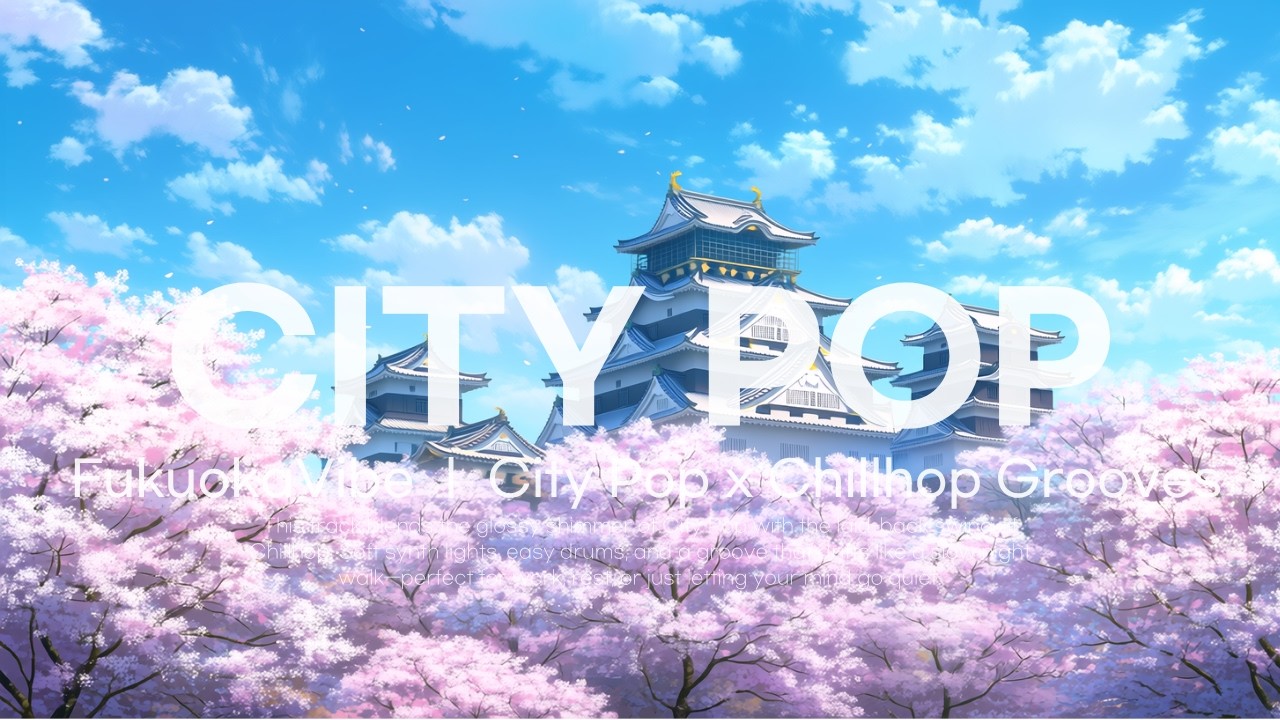 Playlist | Fukuoka Vibe 🏯| City Pop x Chillhop Mix