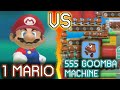 Who would win? 1 Mario or 555 Goombas? [Super Mario Maker 2 - UNCLEARED LEVELS]