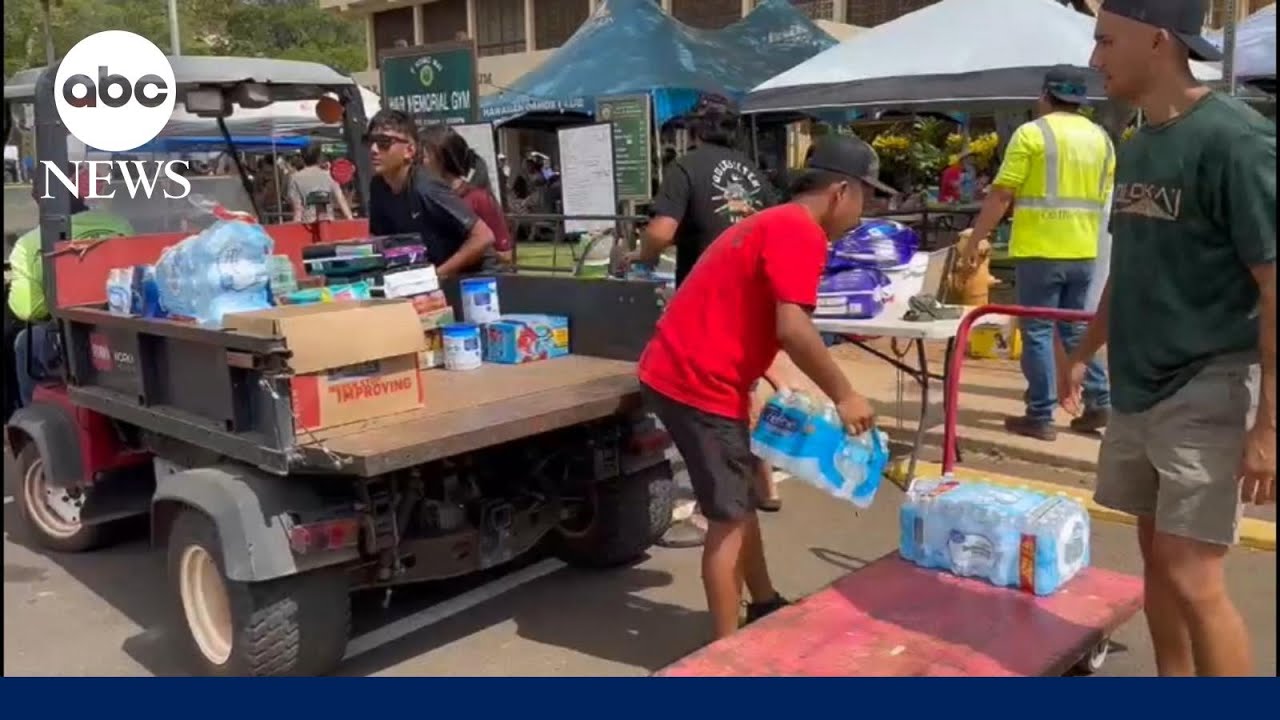 Incredible tales of support as residents pick up the pieces in Maui | GMA