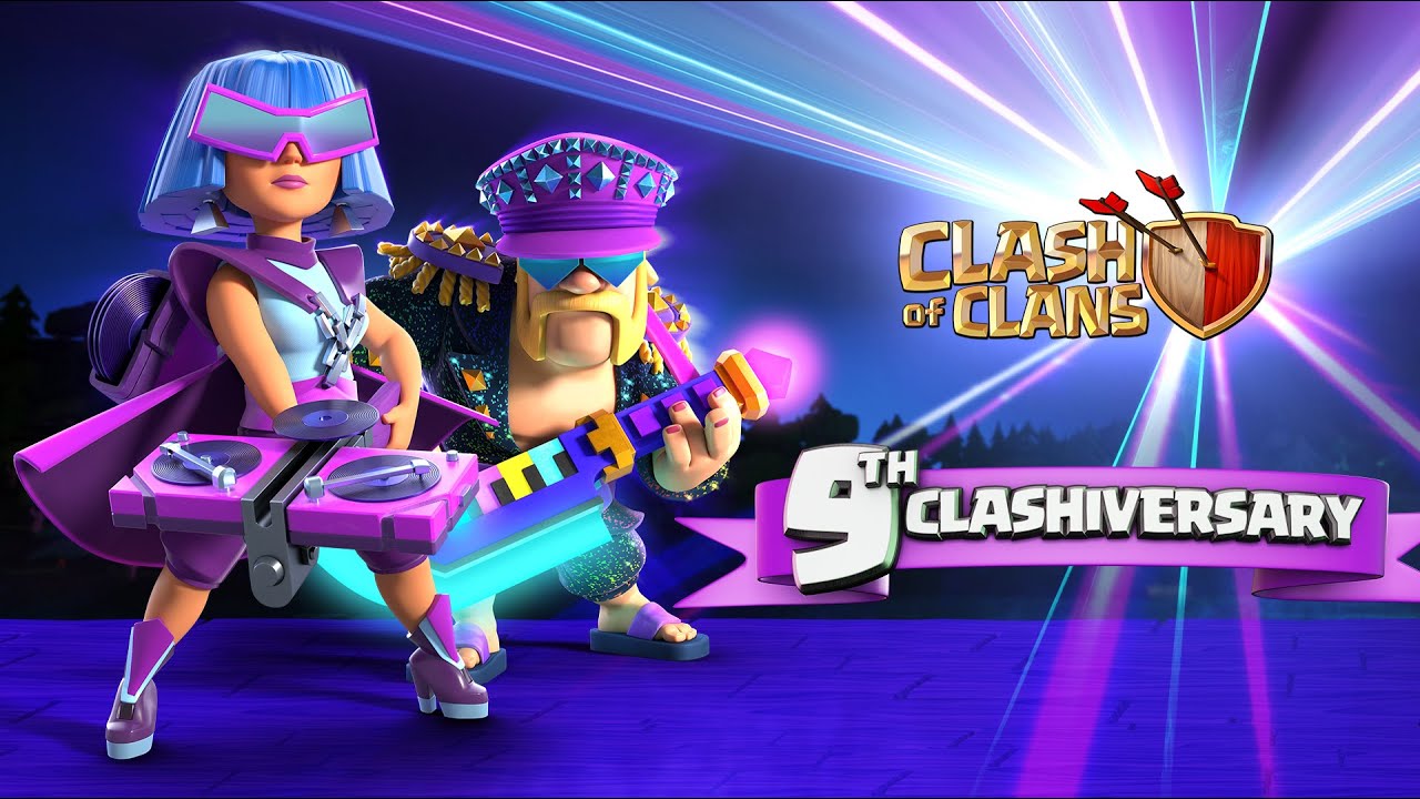 Clash Royale - Happy Clashiversary Clash of Clans! 💘👊