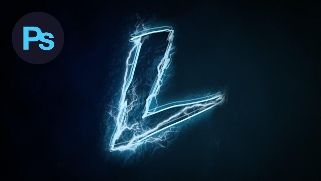 Design Lightning Text Effect Tutorial -