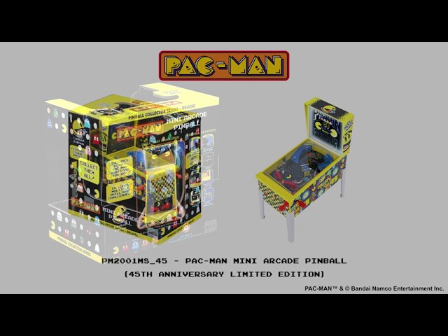 Pac-Man Mini Arcade Pinball - 45th Anniversary Edition - YouTube