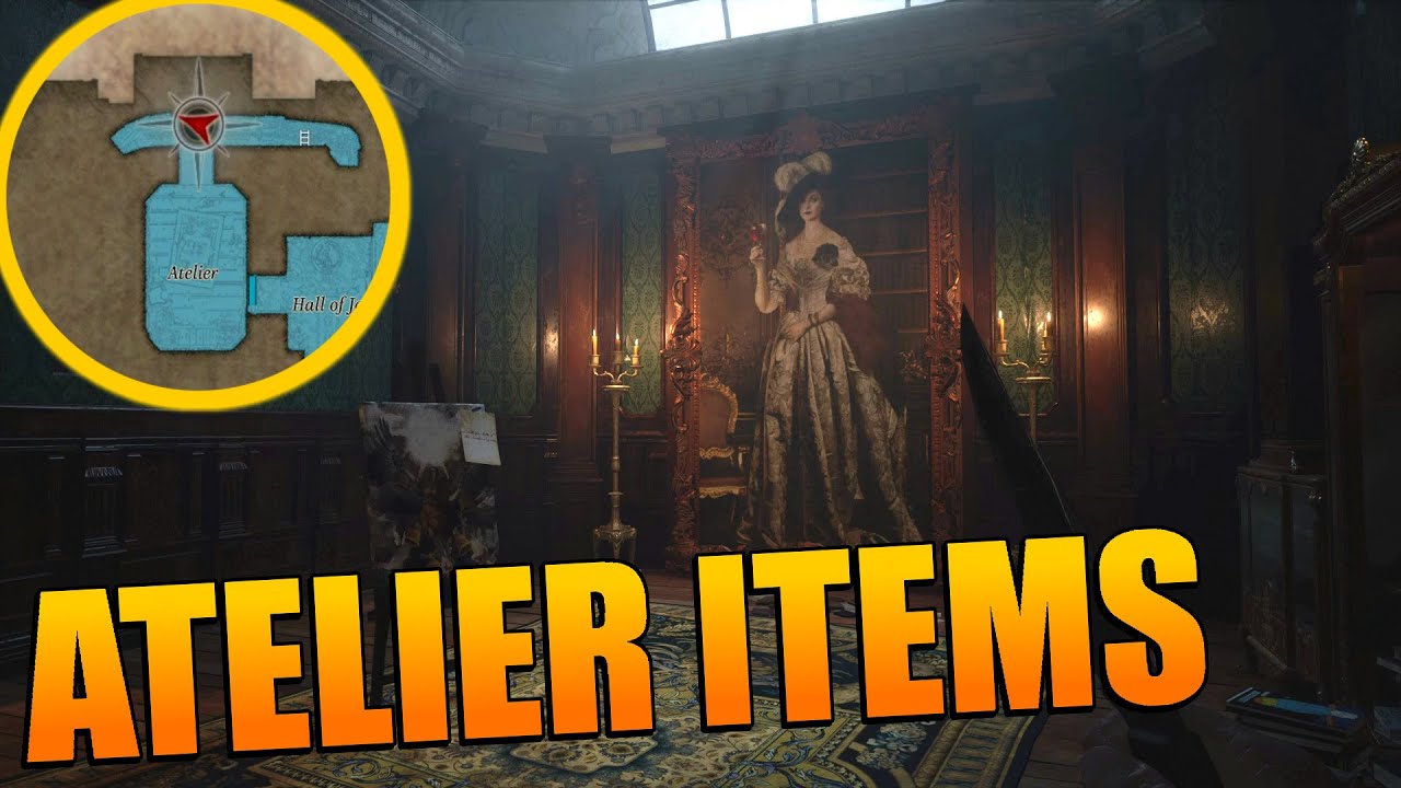 Resident Evil 8 Village Atelier Items & Puzzle Solution All Missable