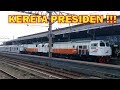 KERETA PRESIDEN !!! Jokowi Naik Kereta Kepresidenan dari Bogor