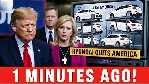 Trumps plan mislukt: Hyundai trekt zich terug uit Amerika terwijl de auto-industrie instort