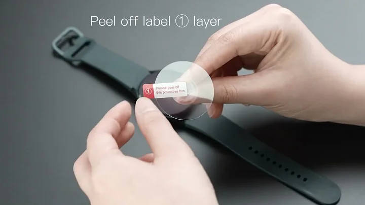 JETech Installation Guideline - Tempered Glass Screen Protector for Samsung Galaxy Watch