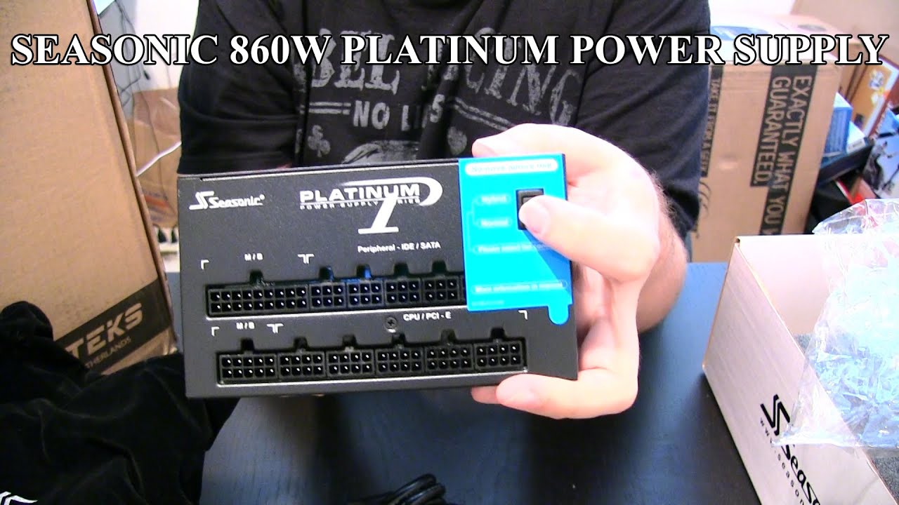 Seasonic 860W Fully Modular 80Plus Platinum Power Supply