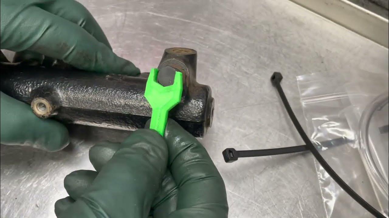 Master Cylinder Bleeding Kit Why the Little Green Wrench? YouTube
