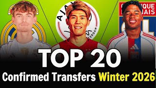 🔥 TOP 20 CONFIRMED WINTER TRANSFERS 2026! 🤪🔥 FT. Nico Páz, Endrick, Tomiyasu...etc