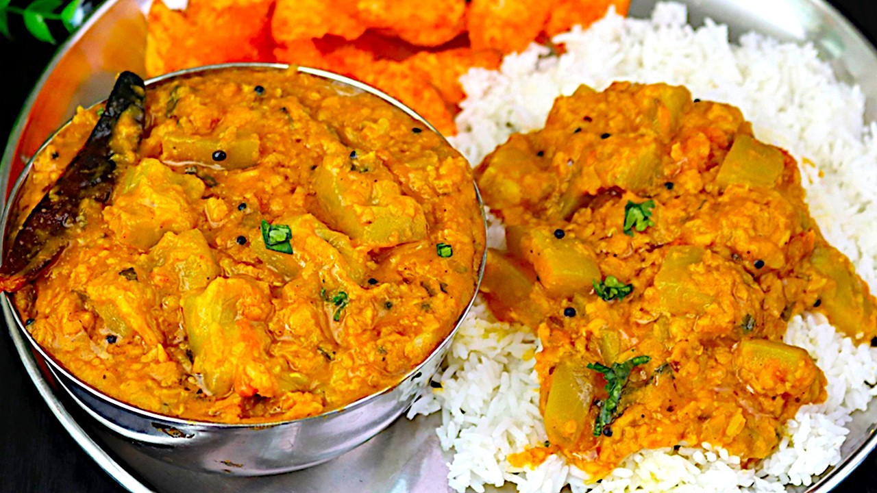 15 நிமிடத்தில் ஆந்திரா ஸ்பெஷல் சுரைக்காய் பருப்பு!  சாதம்  சப்பாத்திக்கு 😋👌| Sorakaya Pappu in Tamil