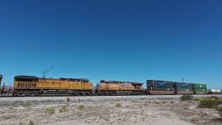 UP 7993 West — Double-Stack Intermodal at MP 762.3 | Sunset Route
