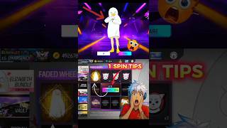 ​1 Spin Tips 💥 New Elizabeth Bundle | New Faded Wheel Event | free fire new event #ffnewevent