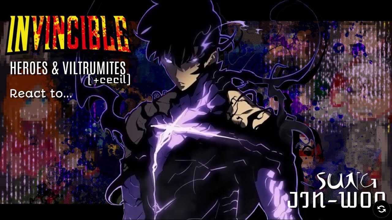 Invincible react to sung jinwoo || invincible//solo leveling || made by yuk!ra sama