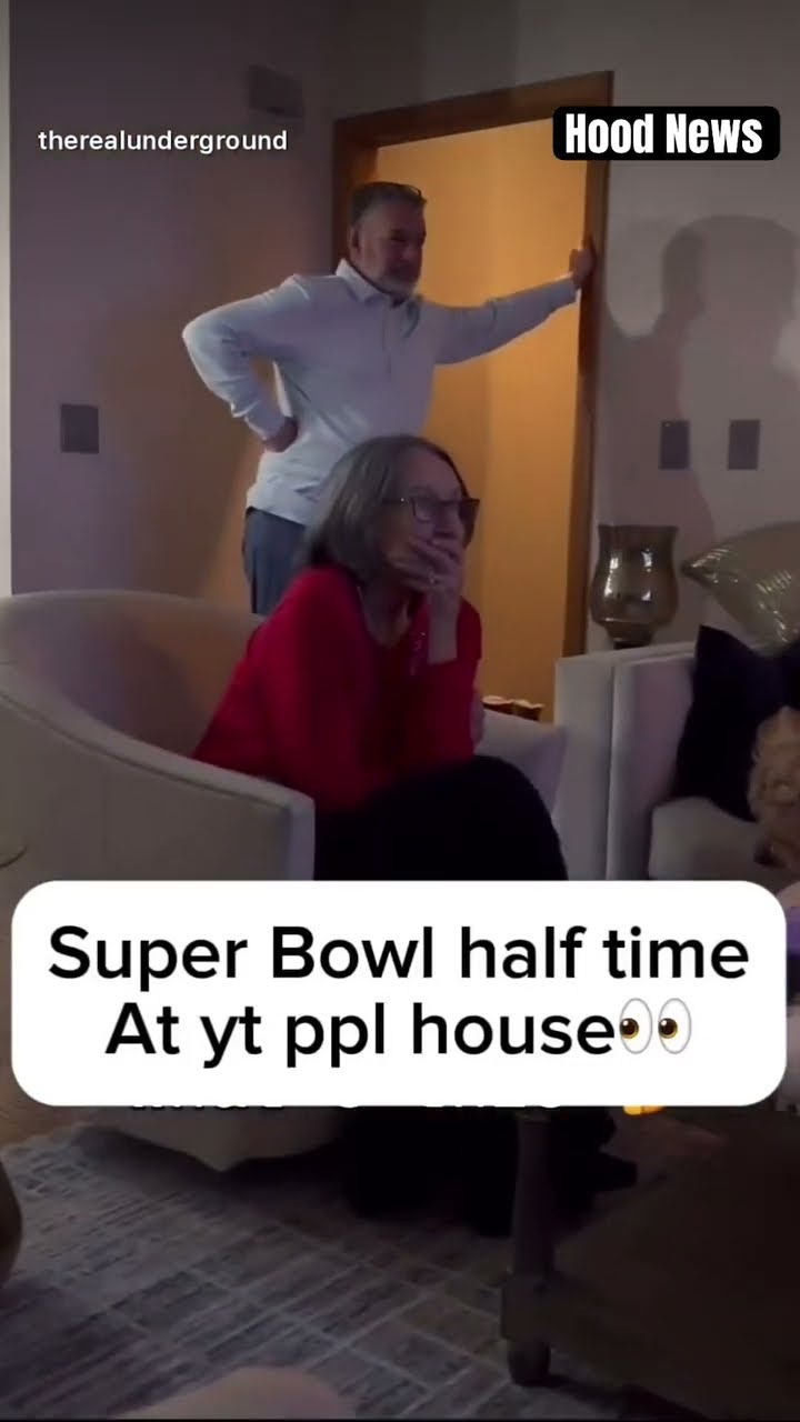 They were so confused #hoodnews #kendricklamar #superbowl #reaction #reactionvideo #trending #funny