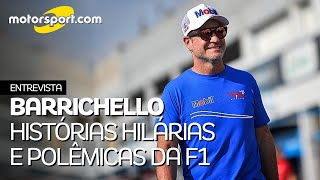 Live do Rubens Barrichello: piloto brasileiros conta as histórias e as polêmicas da carreira na F1